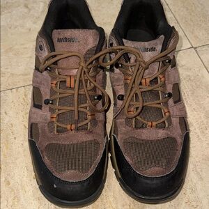 Northside Men's Brown and Black Learher Shoes